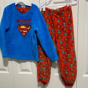 Superman Kids Pajamas - Blue and Red